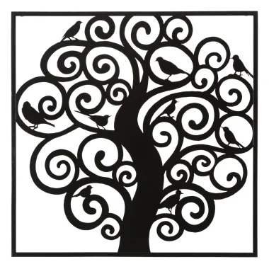PANEL ŻELAZNY THREE 70x1x70 cm
